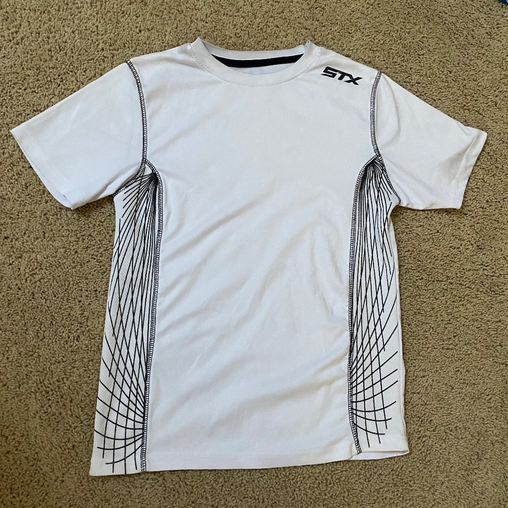 Boys White STX Active Top